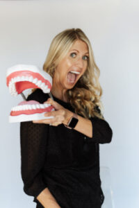 Stacey, our registered dental hygenist, ready to help upgrade your smile.